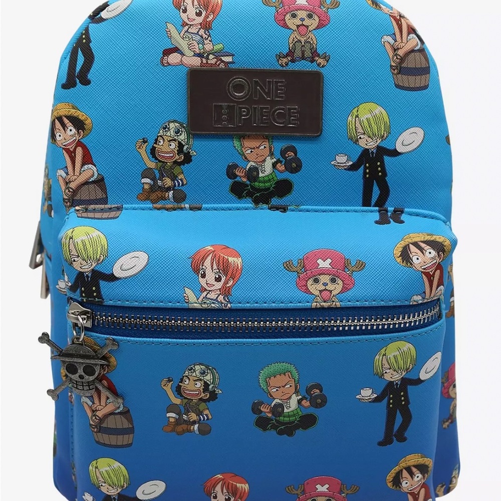 Onepiece Blue Anime Character Bags Collection